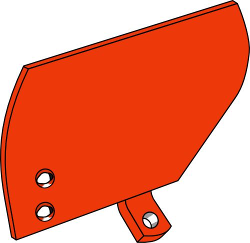 Manure skimmer board - left