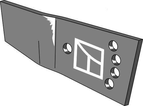 Moldboard extension - right