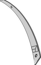 Moldboard slat - right