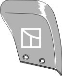Manure skimmer board - right