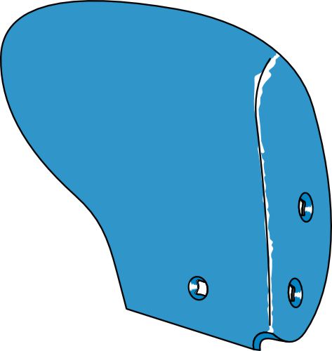 Manure skimmer board RDG-17 - right