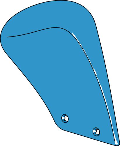 Manure skimmer board RDG-21 - right