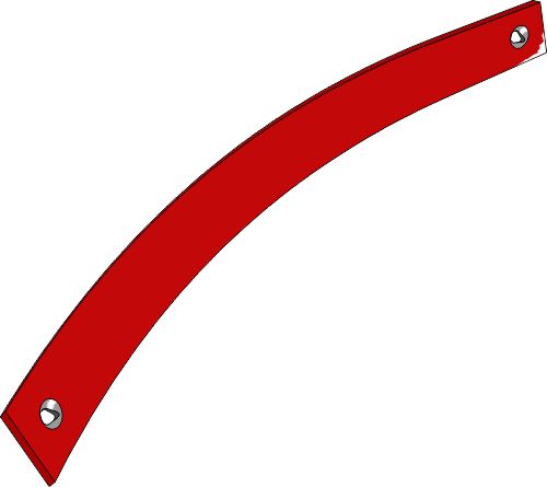 Moldboard slat - left