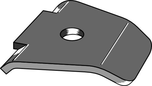 Scraper plate for packer rollers