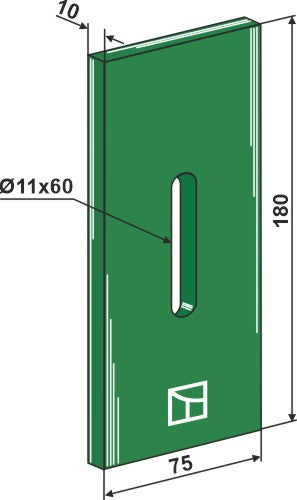 Greenflex plastic scraper for packer rolls