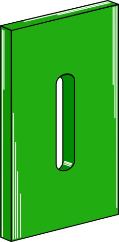 Greenflex plastic scraper for packer rolls