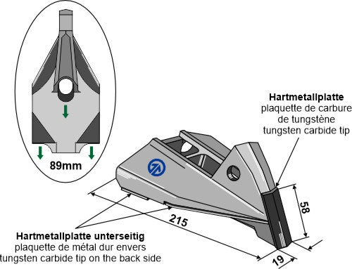 Replacement point - Seed or fertilizer
