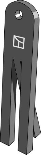 Rubber paddles for vine trunk 160x35