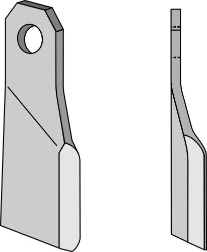 Flail 240x80mm - left