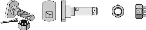Blade bolt M 20 x 1,5