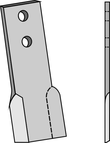 Flail 235x75mm, right