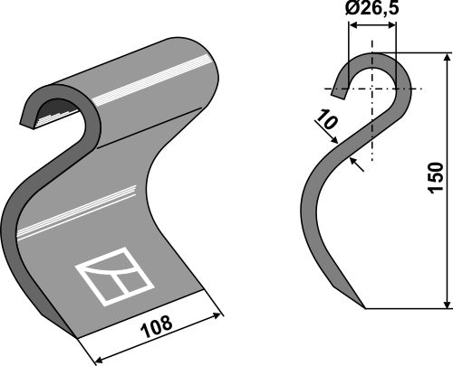 Flail 150x108mm