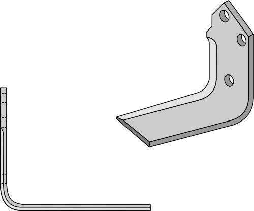 Trencher blade - left