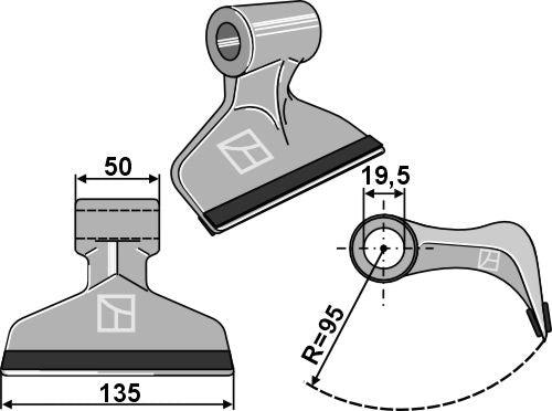 Pruning hammer 135x50mm - PTA