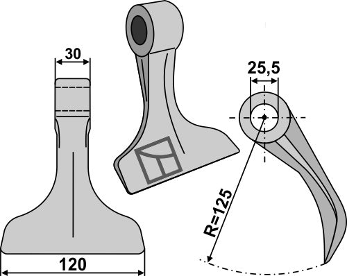 Pruning hammer 120x30mm