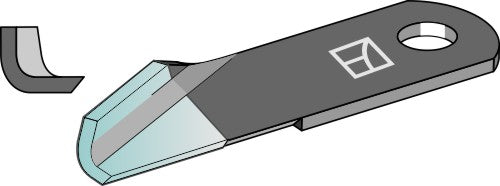 Straw chopper flail blade left - DURAFACE