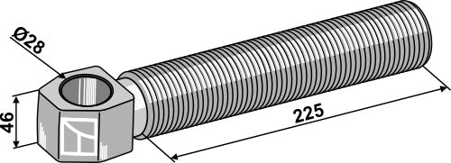 Articulated spindle 1.3/4