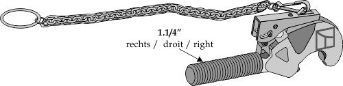Hook for Ø50