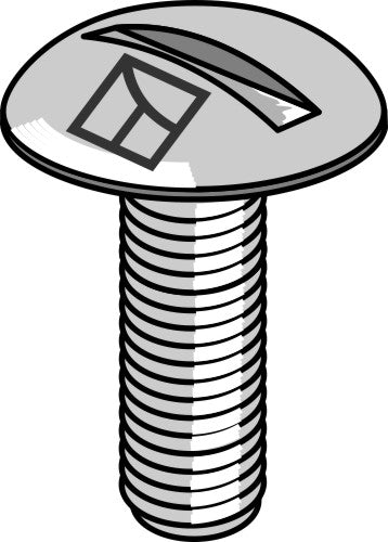 Saucer-head screw M8x1,25x16 - galvanized