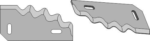 Fodder mixer knives, right