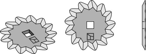 Fodder mixer knives