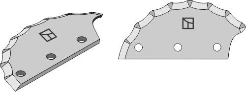 Fodder mixer knives, left