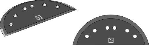 Food mixer knive