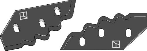 Fodder mixer knives, left
