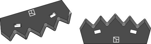 Food mixer knives