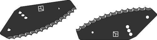 Food mixer knives - hard metal faced