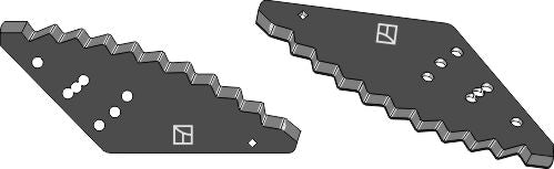 Food mixer knives - hard metal faced