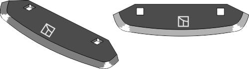 Food mixer knives