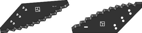 Food mixer knives - hard metal faced