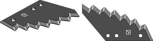 Food mixer knives - hard metal faced