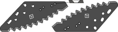 Food mixer knives