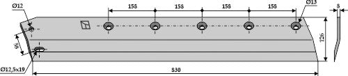 Left lateral knife