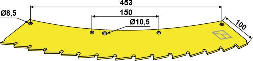 Saw blade - can be used on right and left