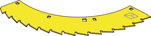 Saw blade - can be used on right and left