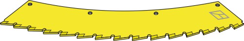Saw blade - left - tungsten carbid hard faced