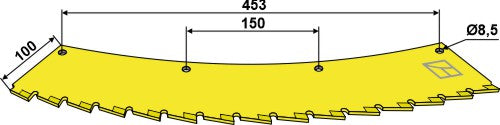 Saw blade - right - tungsten carbid hard faced
