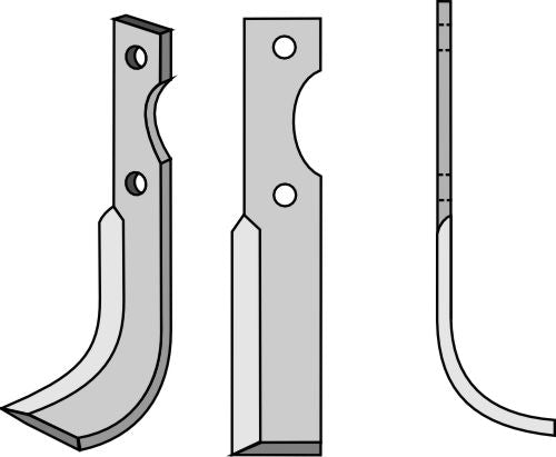 Blade 210x40mm, right