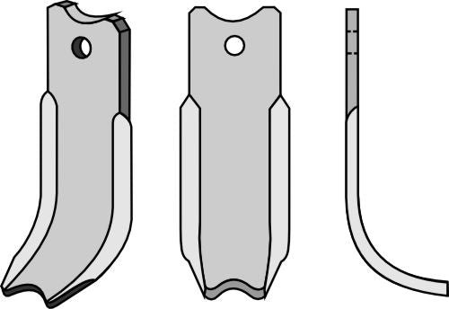 Hacking knife 116x40mm