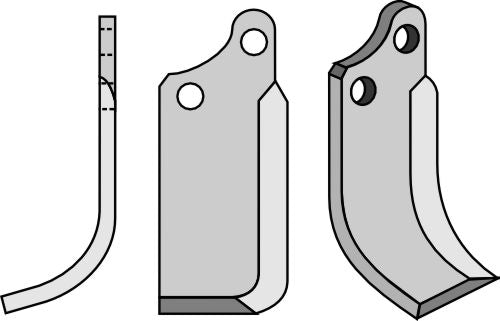 Blade 135x50mm, left
