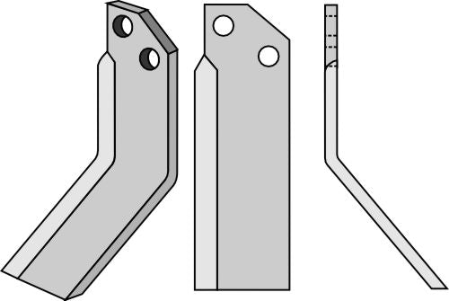 Blade 220x70mm, right