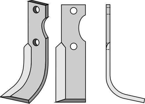 Blade 255x50mm, right