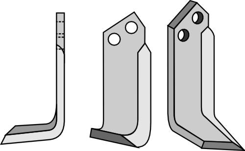 Blade 133x50mm, left