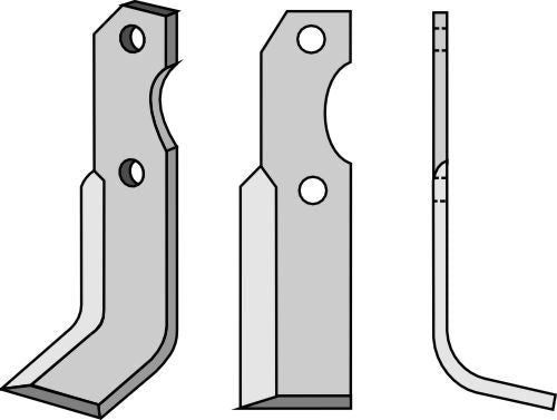 Blade 205x40mm, right