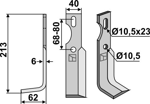 All-purpose Blade, left