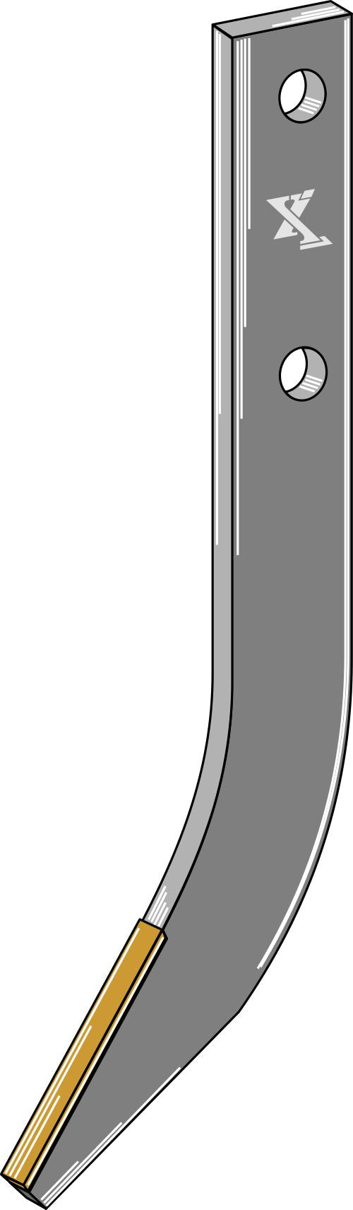 Row cutter hook - Hard metal