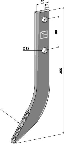 Row cutter hook